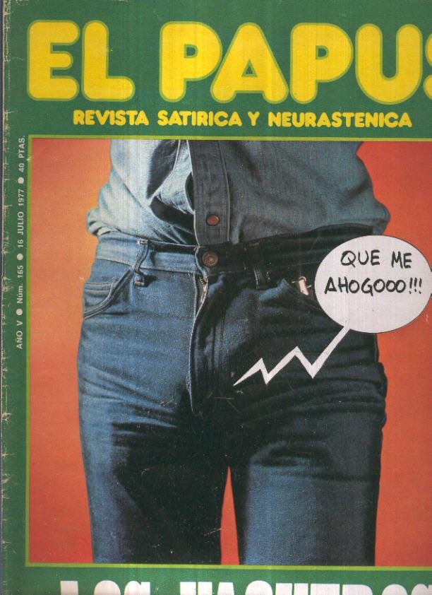El Papus revista de humor numero 165 (1977): Los vaqueros