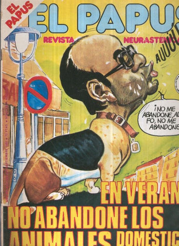 El Papus revista de humor numero 329 (1980):  No abandone los animales
