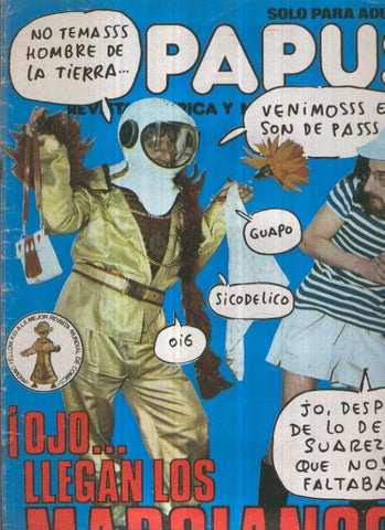 El Papus revista de humor numero 257 (1979): Llegan los marcianos