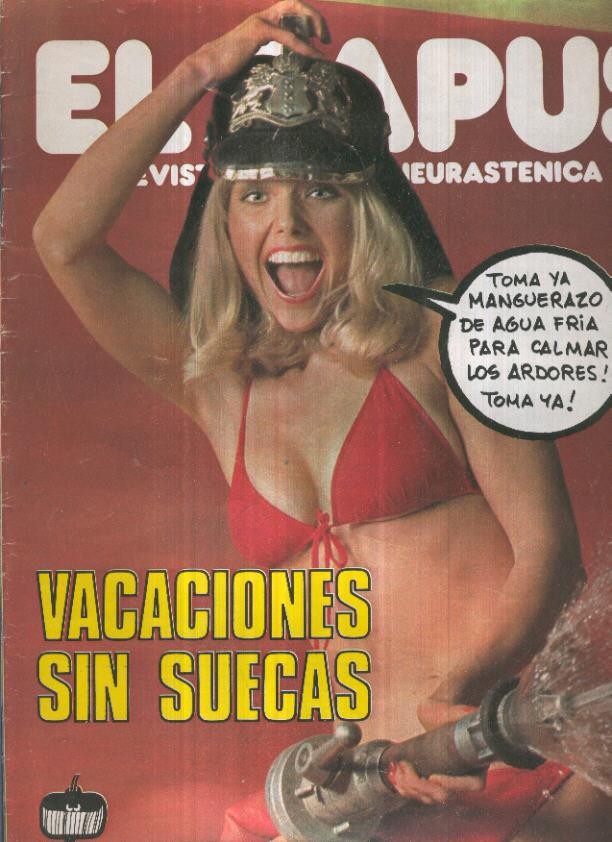El Papus revista de humor numero 116 (1976): Vacaciones sin suecas