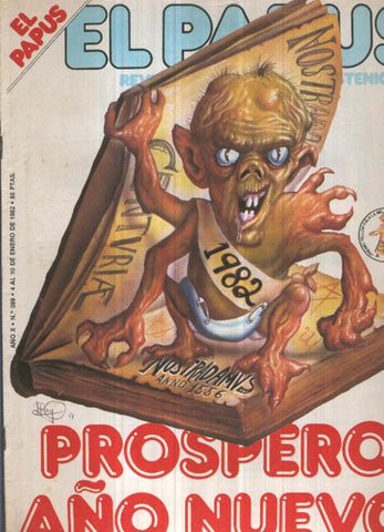 El Papus revista de humor numero 399 (1982): Prospero año nuevo