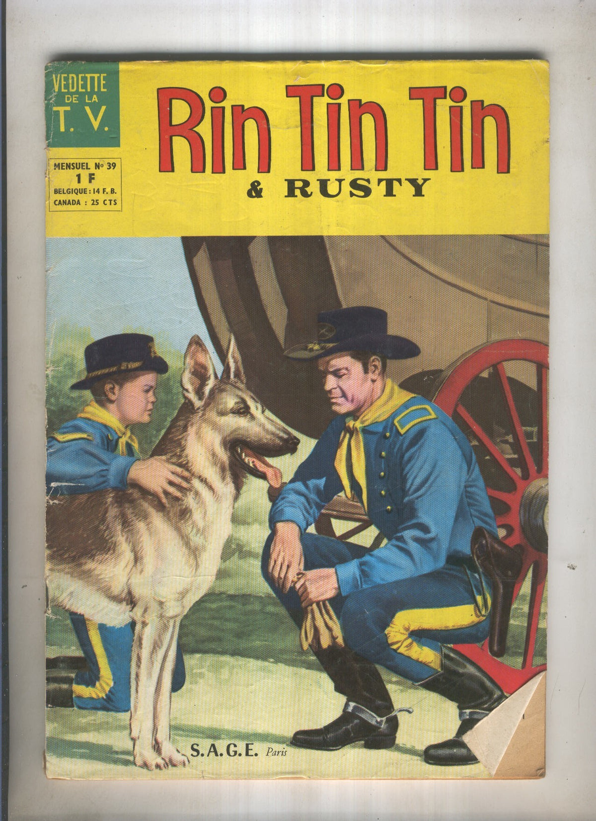 RIN TIN TIN ET RUSTY Numero 039: La petite mere