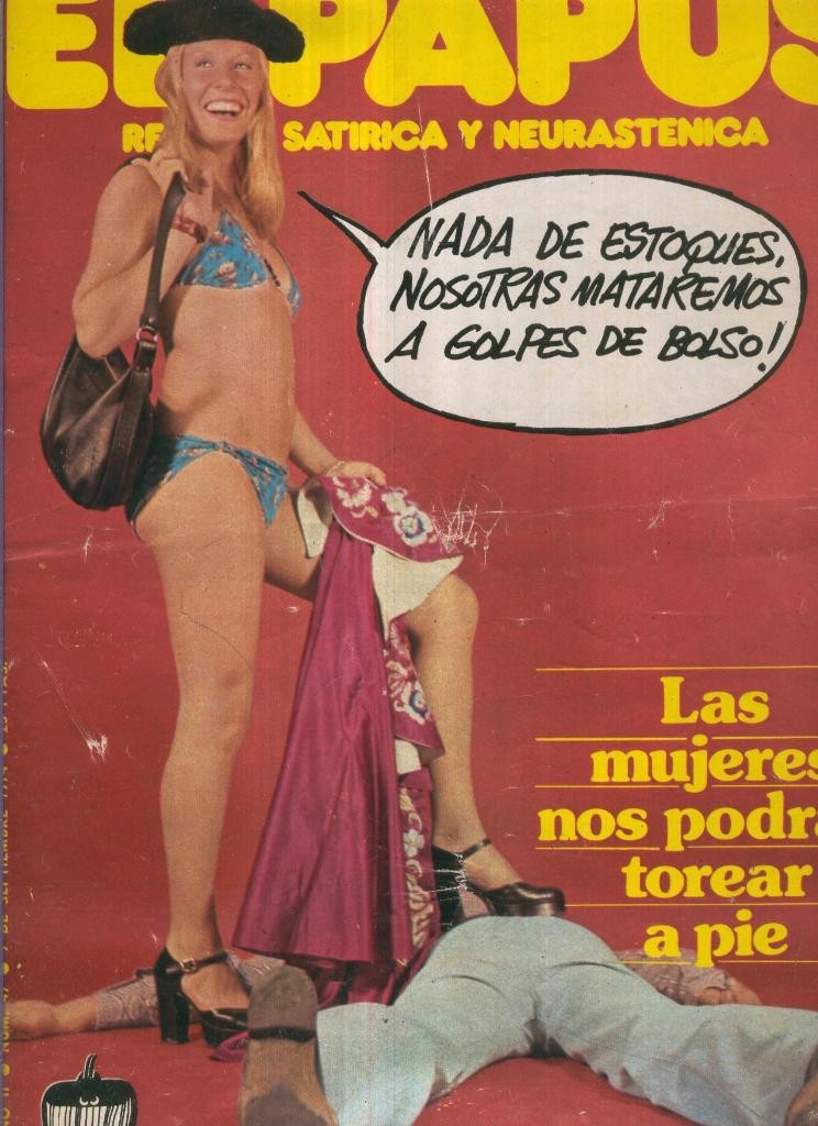 El Papus. Revista de humor numero 047. Las mujeres nos podran torear a pie
