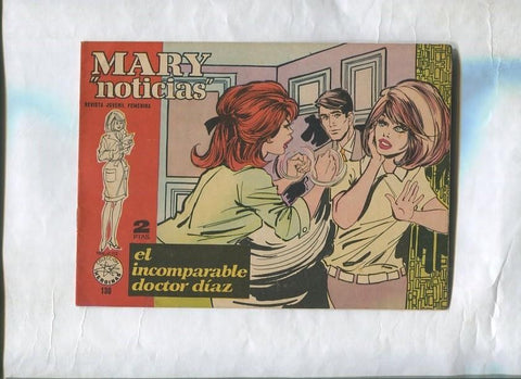 Mary Noticias numero 130: trasera foto de Roger Moore (el Santo)