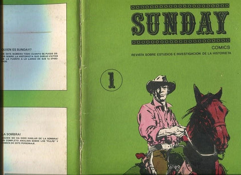 Sunday numero 01 (numerado 3 en interior cubierta)