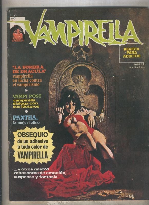 Vampirella numero 03 (numerado 3 en trasera)