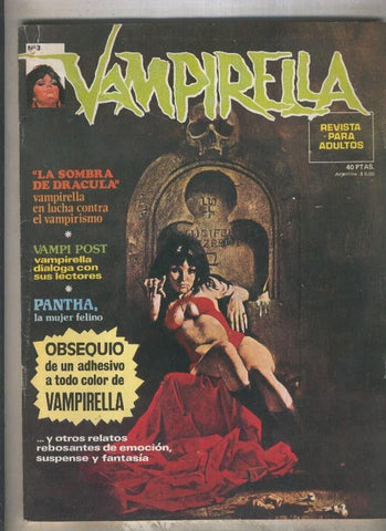 Vampirella numero 03 (numerado 3 en trasera)