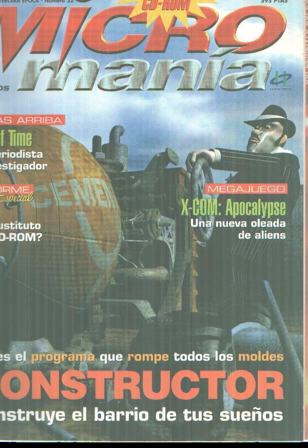 Micromania, 3ª epoca numero 32, sin el CD ROM, conserva el suplemento