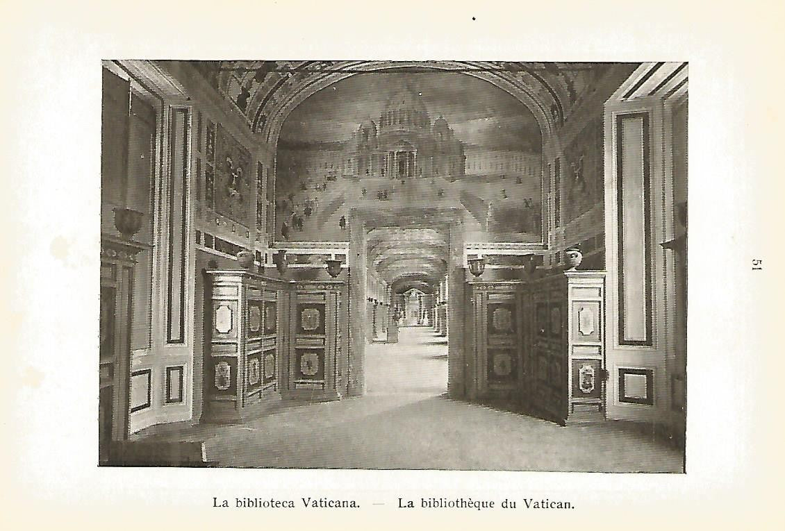 Lamina 795: VATICANO. La Biblioteca Vaticana