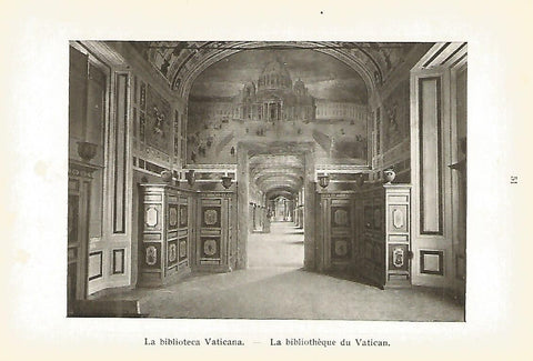 Lamina 795: VATICANO. La Biblioteca Vaticana