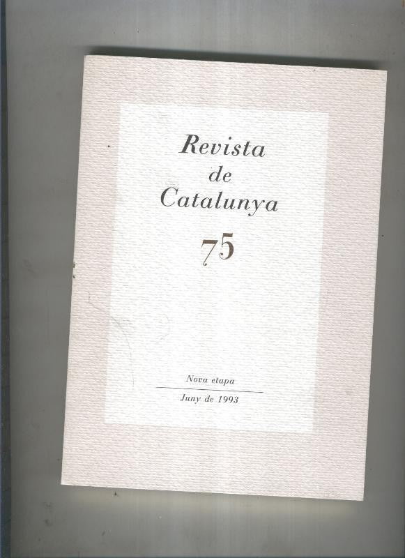 Revista de catalunya numero 075