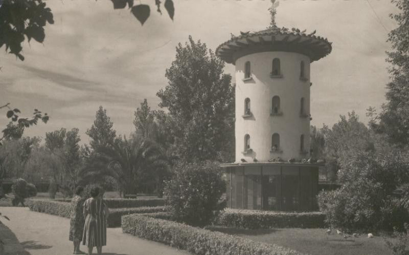 Postal 009541: Palomar del parque Isabel la Catolica en Gijon