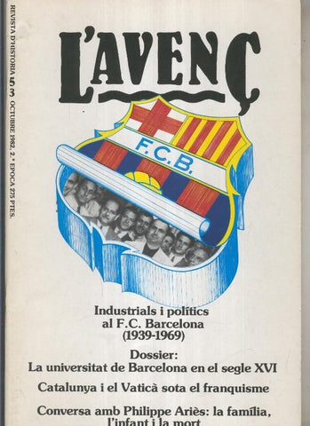 Revista L'Avenç numero 053: Industrials i politics al F.C.B