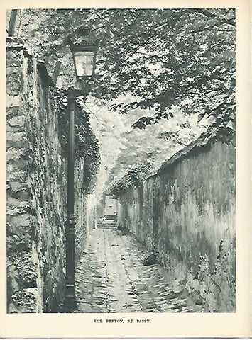 LAMINA 1797: PARIS. Rue Berton