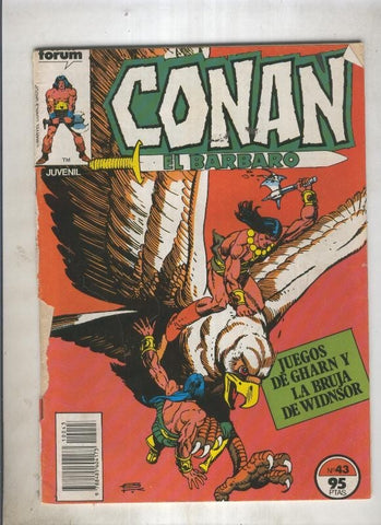 Conan el Barbaro primera edicion numero 043 (numerado 4 en trasera)