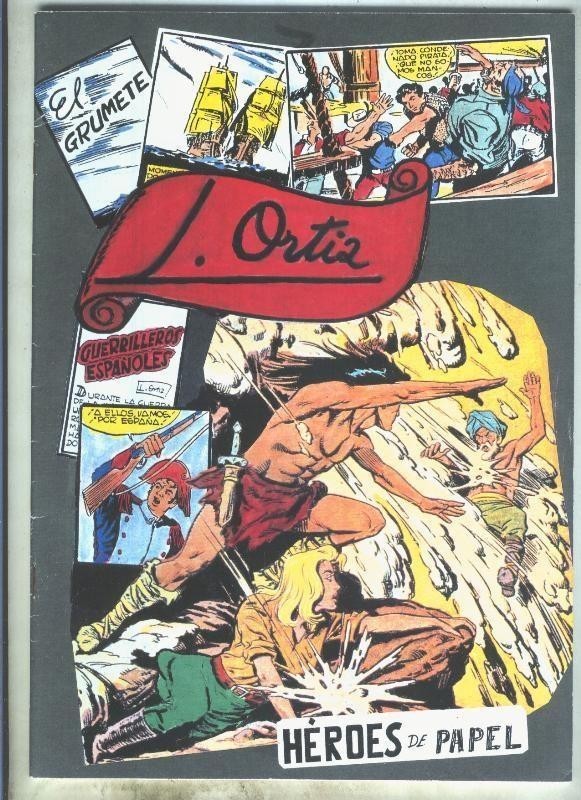 Heroes de Papel numero 19: Leopoldo Ortiz (numerado 1 en interior cubierta)