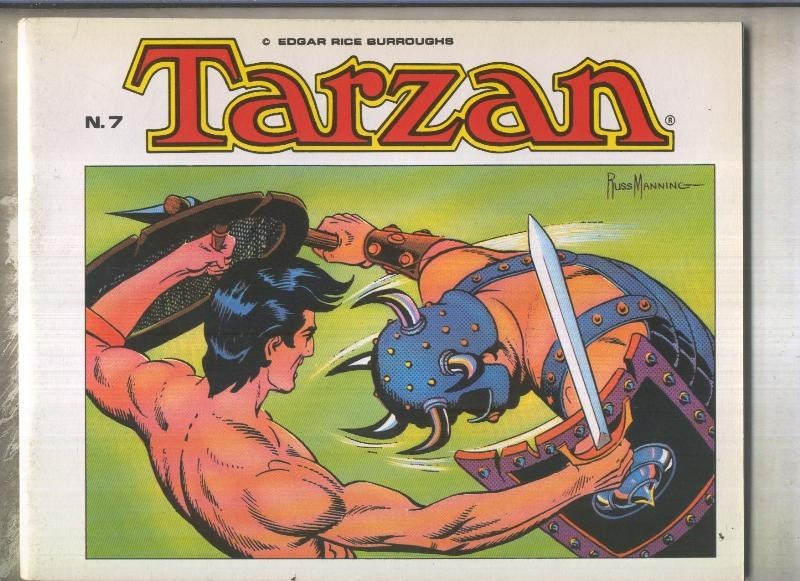 Tarzan numero 07-Tiras diarias del 3.8.70 al 9.1.71