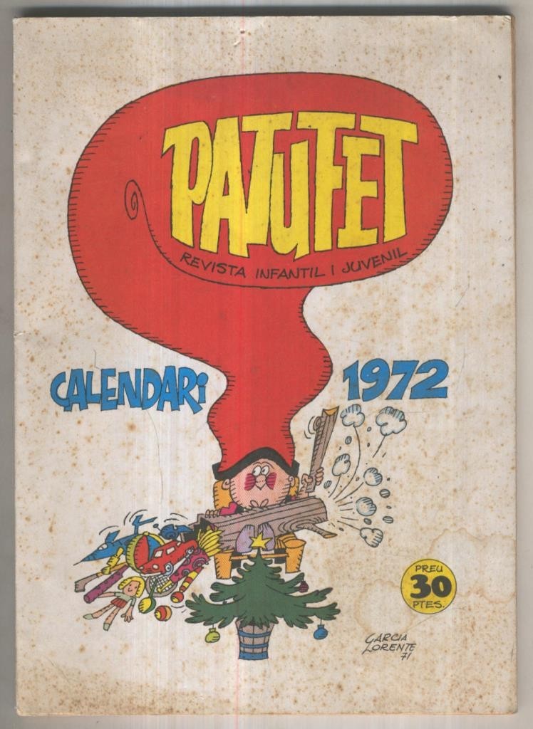 Patufet calendari 1972