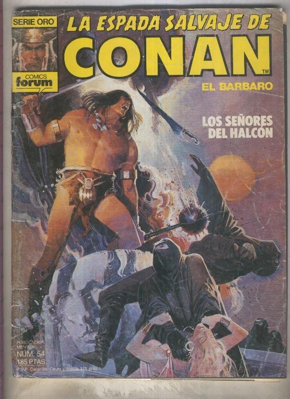 La Espada Salvaje de Conan primera edicion numero 054 (numerado 3 en trasera)