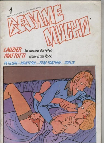 Besame mucho numero 01: Lauzier, Mattotti, Petillon, Monteso, Pere Fortuny, Gotlb, etc