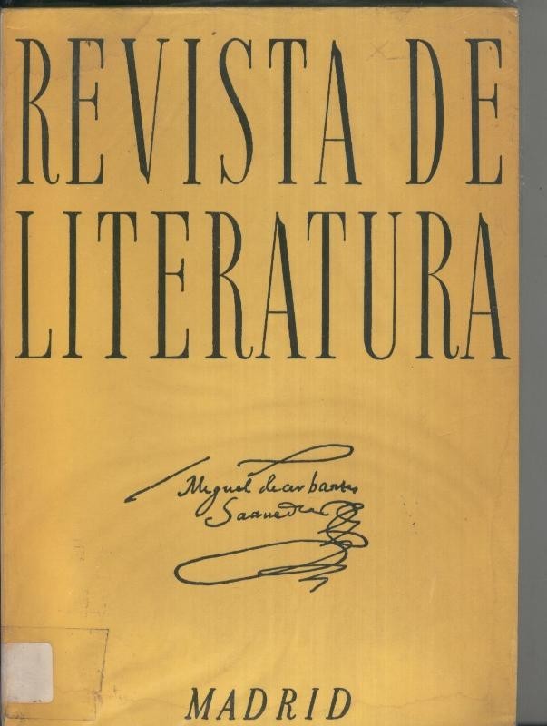 Revista de Literatura.Tomo 45