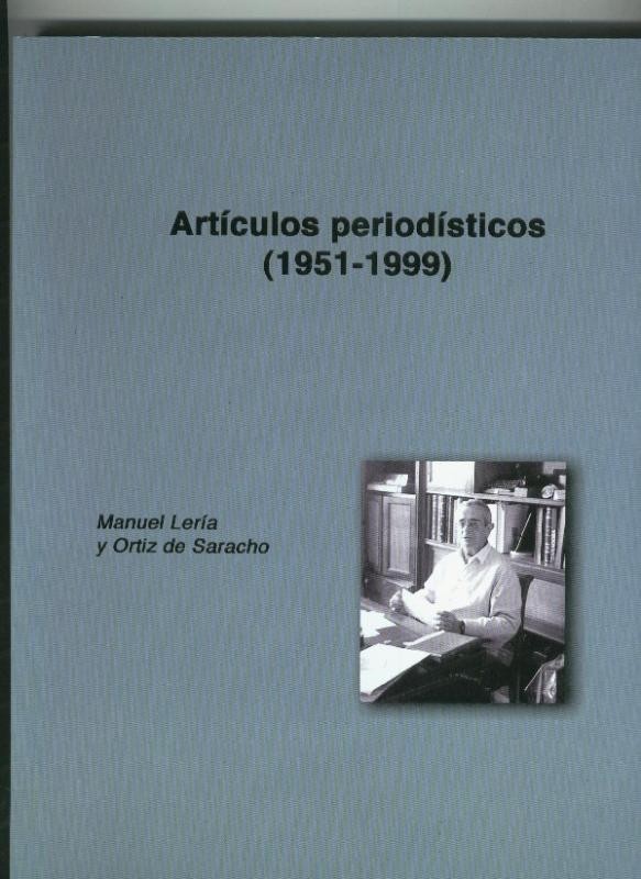 Articulos Periodisticos 1951-1999