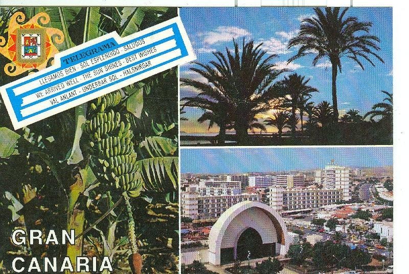 Postal 6195 : Gran Canaria, vistas generales