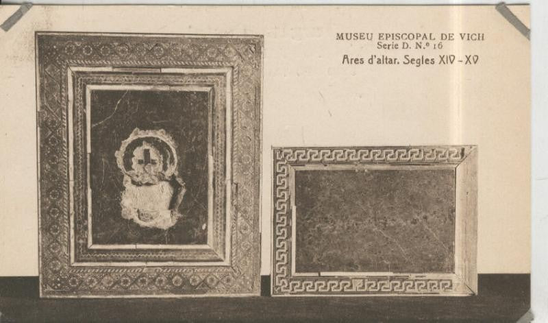 Postal 010260: Vich: museo episcopal: Ares d´altar