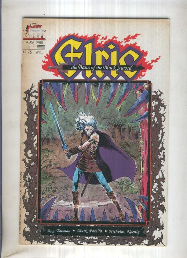 ELRIC: THE BANE OF THE BLACK SWORD, Vol.1: Numero 01 (First 1988)