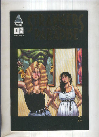 STRANGERS IN PARADISE, Mini-Series No.01: GOLD RE-PRINT (Abstract Studios 1997)