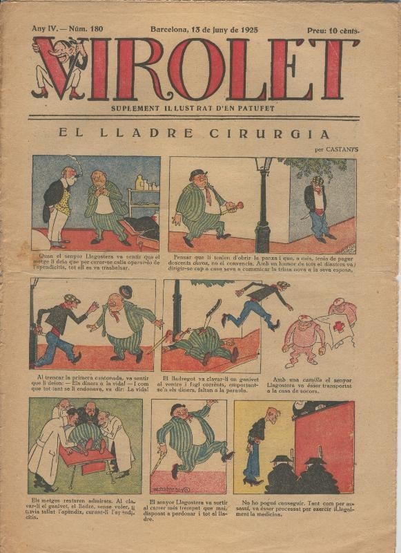 Virolet suplement illustrat d,en Patufet numero 180 del 20.06.1925