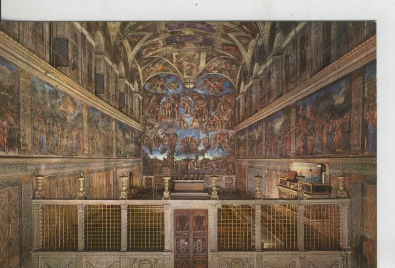 Postal 008446:  Capilla Sistina en el Vaticano, Roma