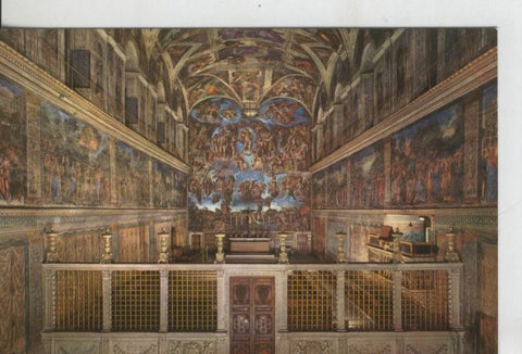 Postal 008446:  Capilla Sistina en el Vaticano, Roma