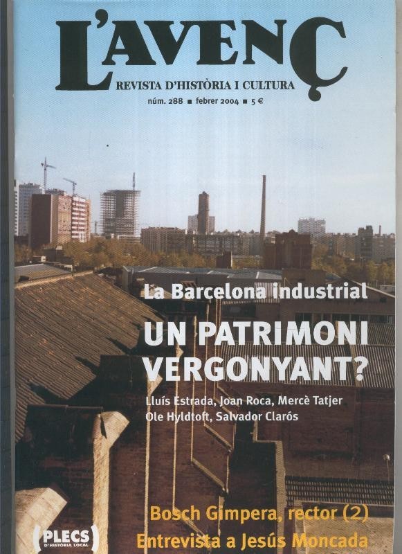 Revista L'Avenç numero 288: Bosch Gimpera, rector (2)