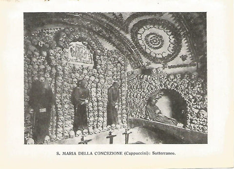 Lamina 1042: ROMA. Santa Maria della Concezione. Subterraneo