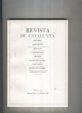 Revista de catalunya numero 015