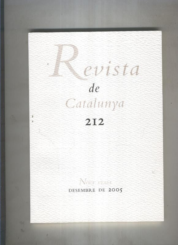 Revista de catalunya numero 212