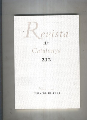 Revista de catalunya numero 212