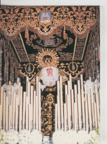 Postal 008703: Virgen Ntra Sra de la Soledad, iglesia de San Bernardo de Alcala de Henares, madrid