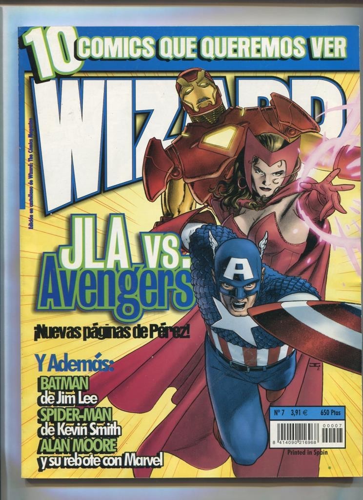Wizard revista sobre comics numero 07