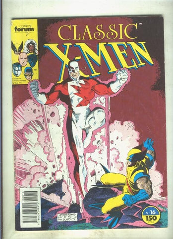 Classic X Men volumen 1 numero 16: Los heroes estan en casa (numerado 1 en trasera)