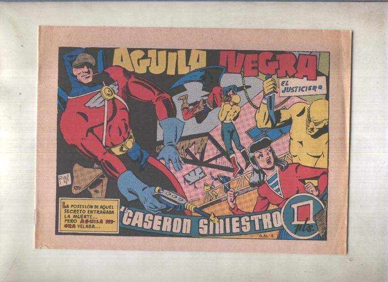 Aguila Negra facsimil numero 01: El caseron siniestro