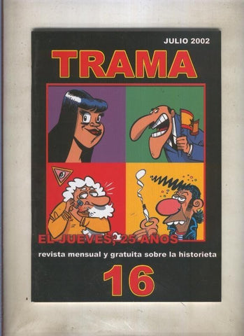 Trama revista mensual de comic numero 16, julio 2002