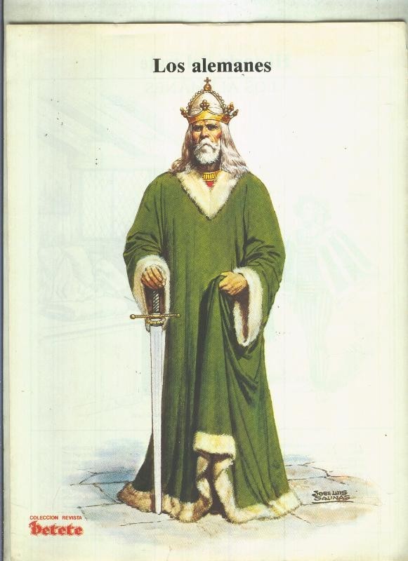 Jose Lus Salinas. Historia del Traje: Los alemanes, 1 hoja numerada a mano 2
