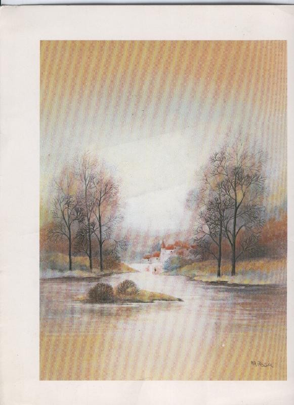 Lamina numerada 005: Paisaje por MA Pascual