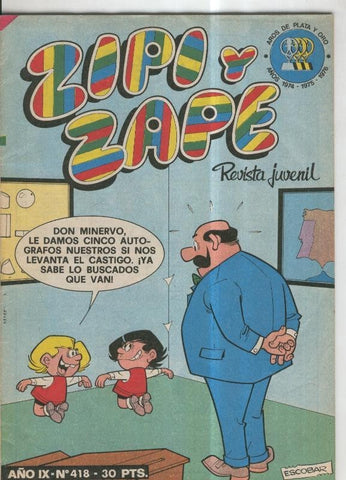 Zipi y Zape semanal numero 418