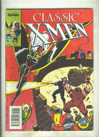 Classic X Men volumen 1 numero 11: La caida de la torre (numerado 3 en trasera)