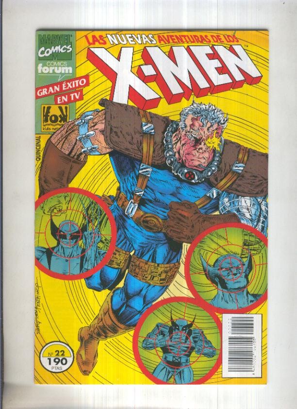 LAS AVENTURAS DE LOS X-MEN, Vol.1 No.22: Fugitivos del tiempo  (Forum 1995)