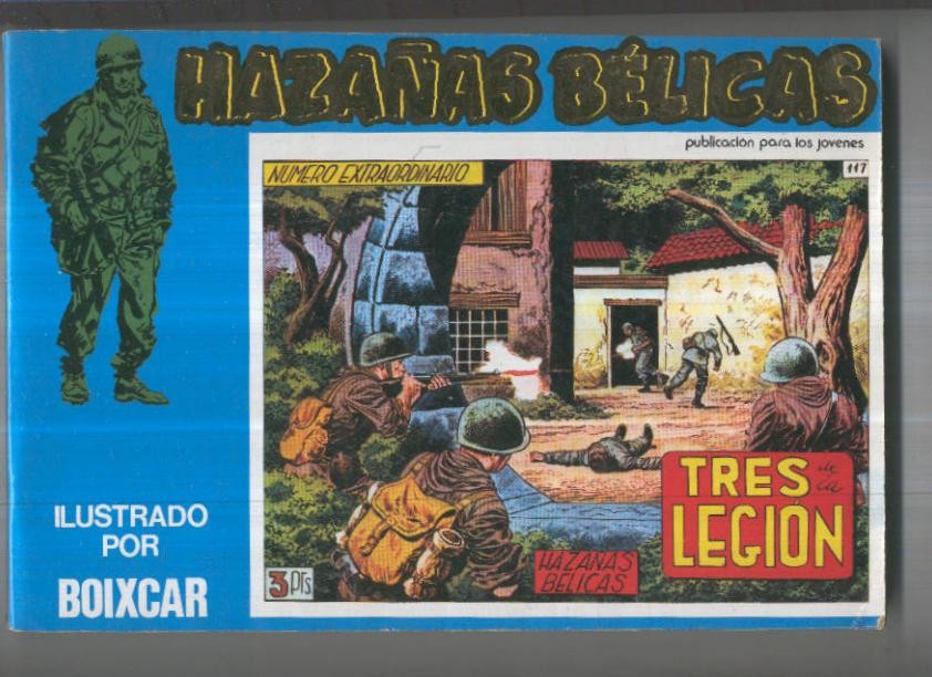 HAZAÑAS BELICAS EXTRA, No.12: Tres de la Legion (Retapado)