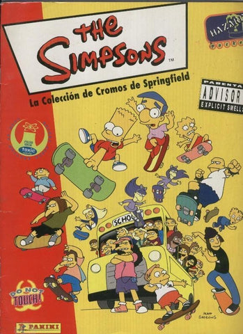 Album de Cromos: The Simpsons la coleccion de cromos de Springfield